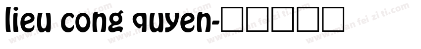 lieu cong quyen字体转换